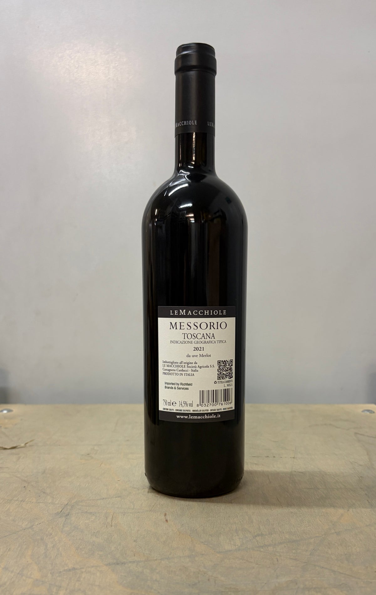 2021 Le Macchiole Messorio Rosso IGT