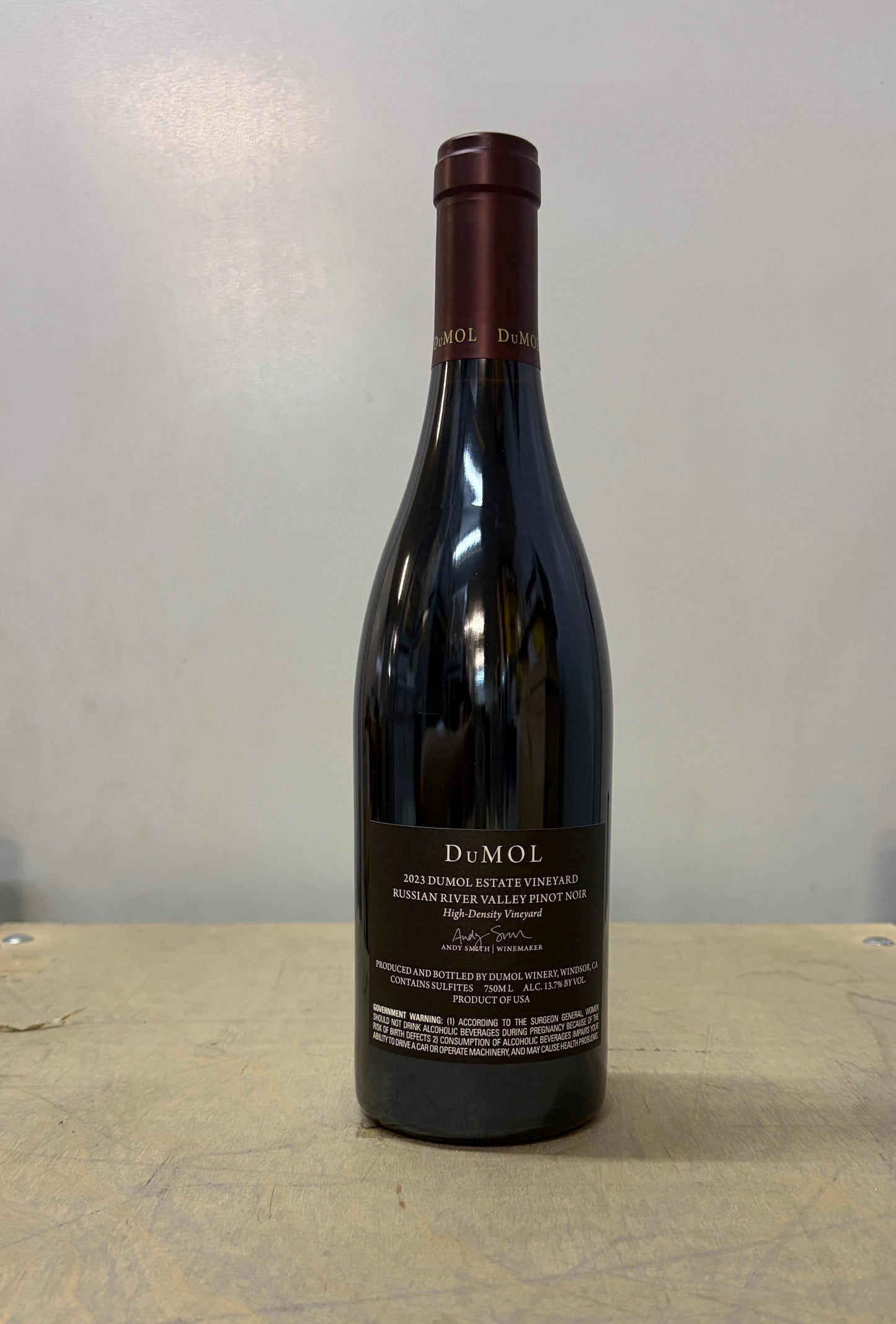 2023 DuMOL "Estate" Vineyard Russian River Valley Pinot Noir
