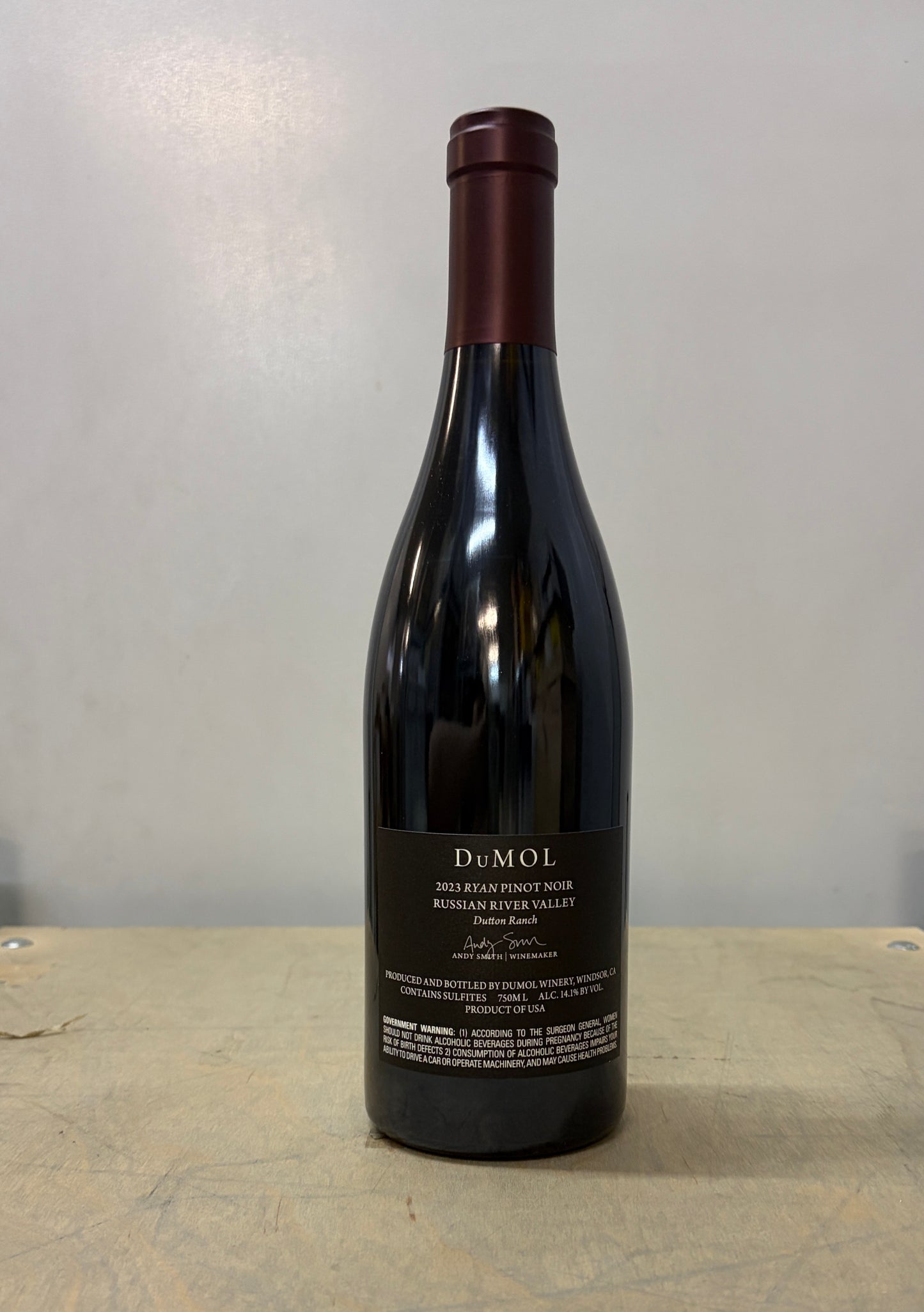 2023 DuMOL Ryan Jentoft Vineyard Pinot Noir