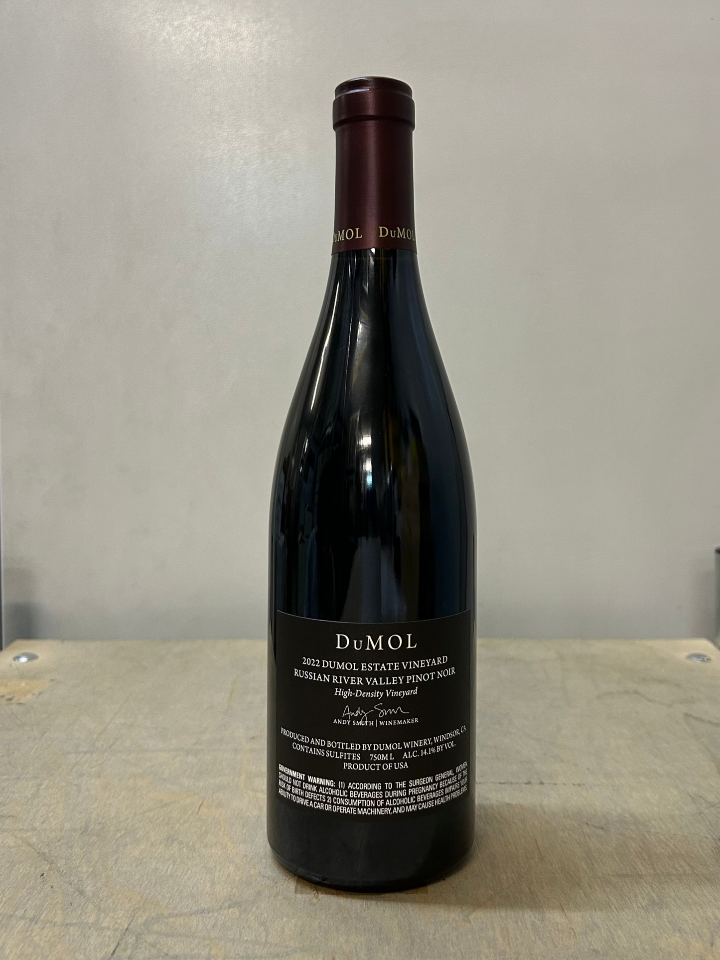 2022 DuMOL "Estate" Vineyard Russian River Valley Pinot Noir