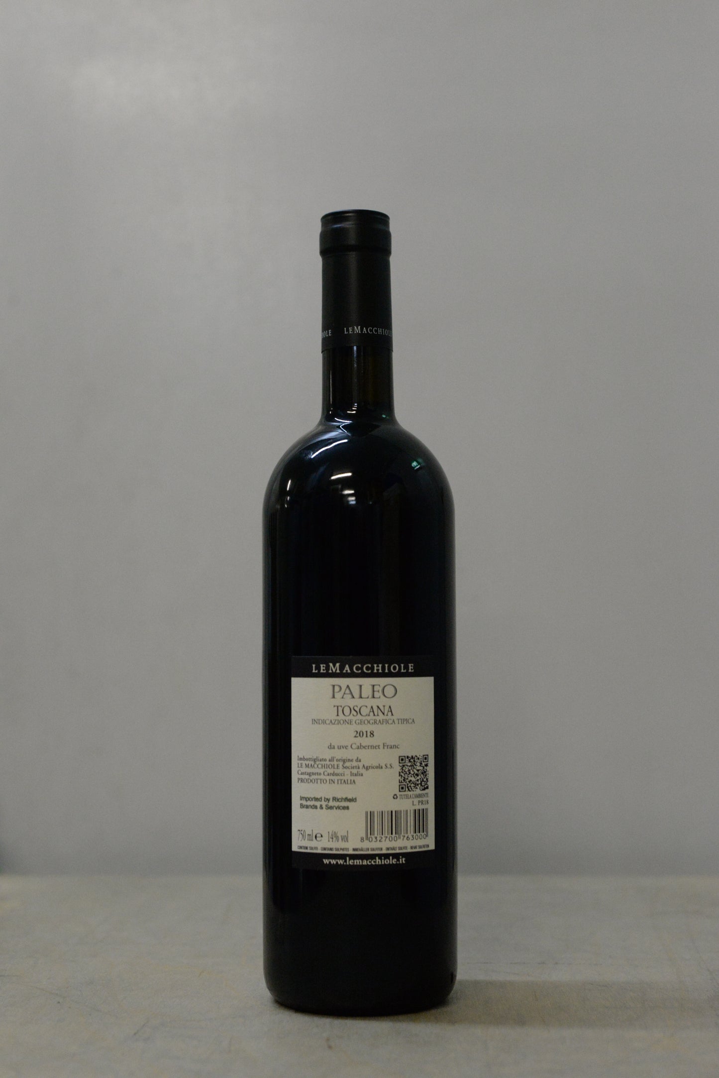 2018 Le Macchiole Paleo Rosso IGT