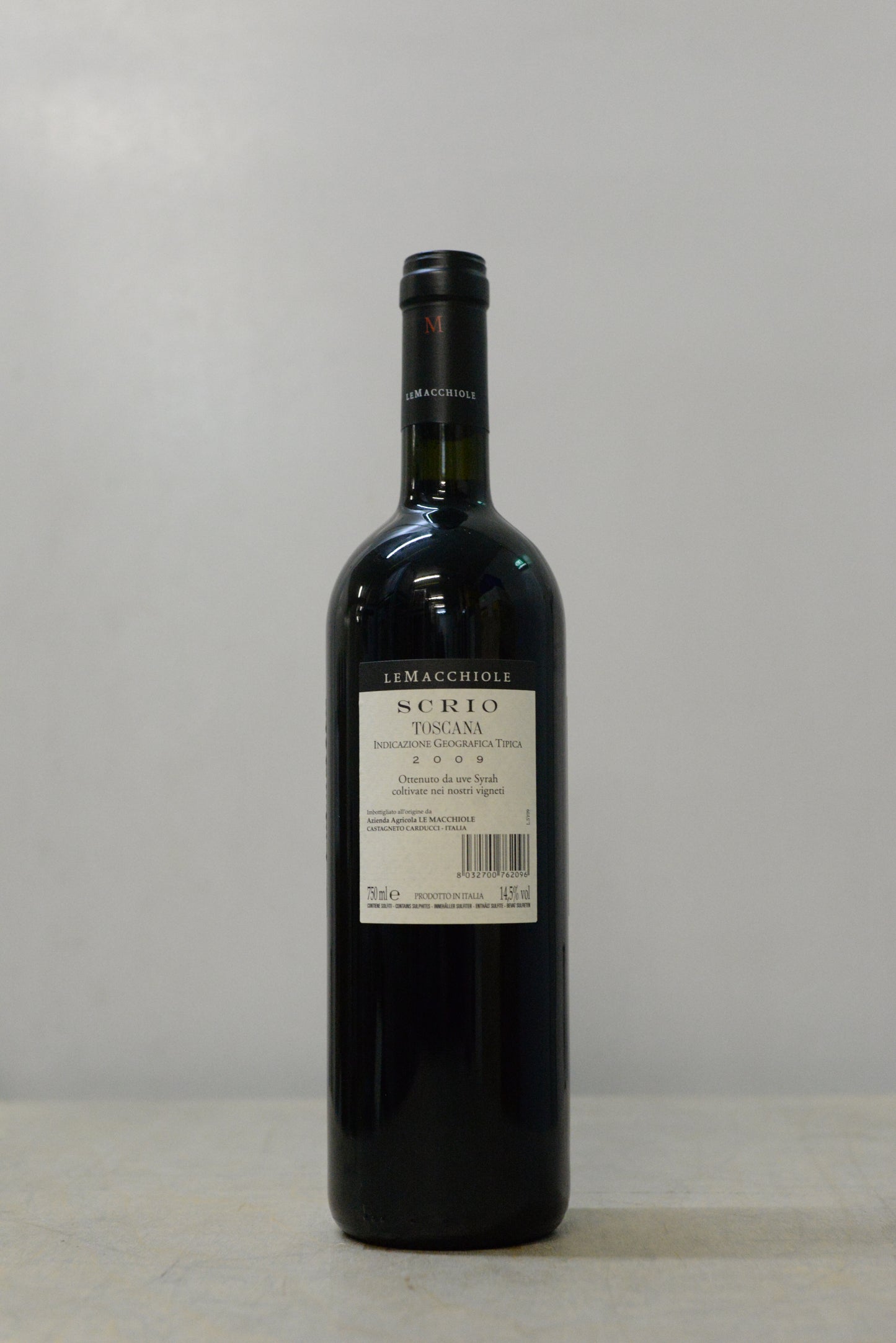 2009 Le Macchiole Scrio Rosso IGT