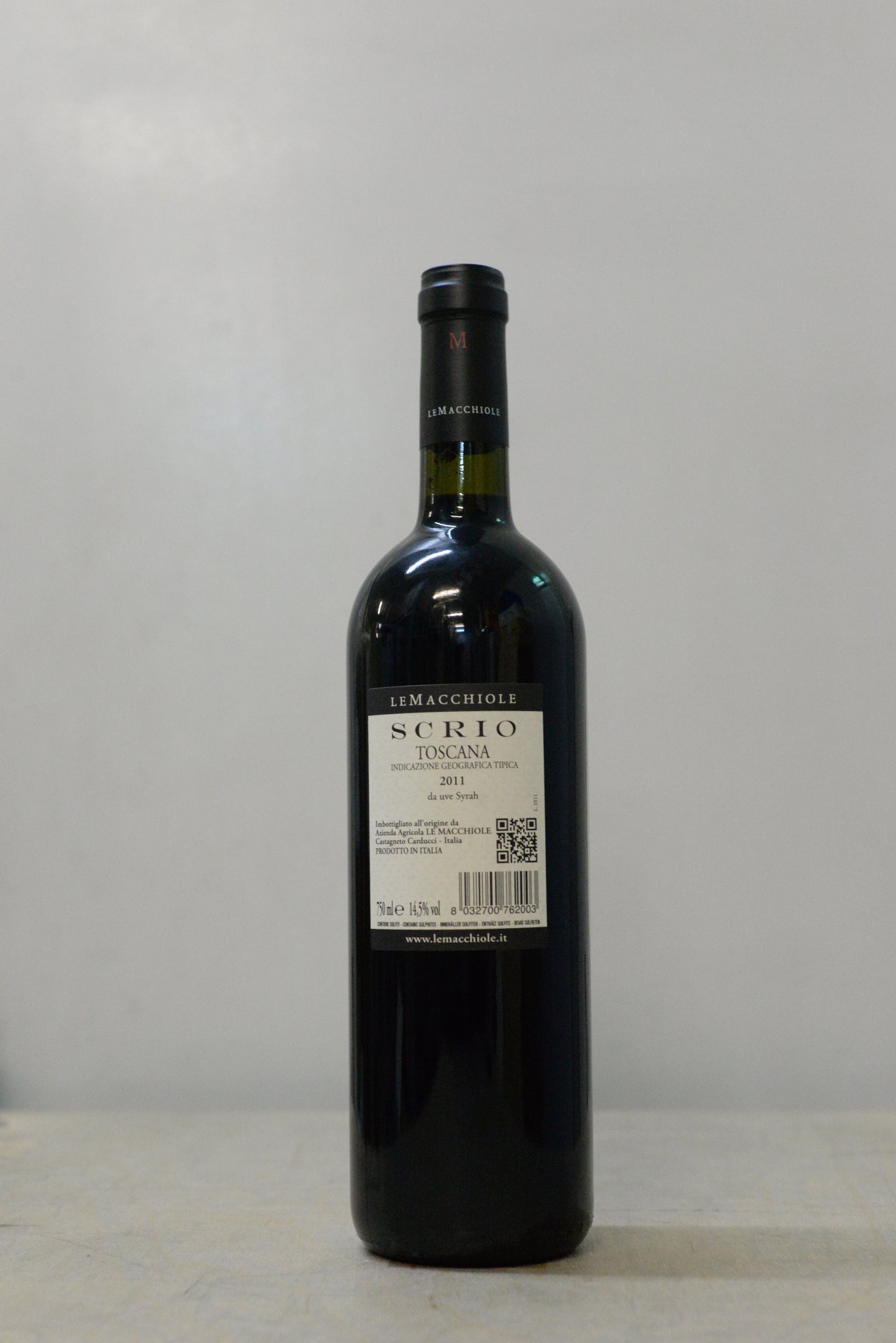 2011 Le Macchiole Scrio Rosso IGT