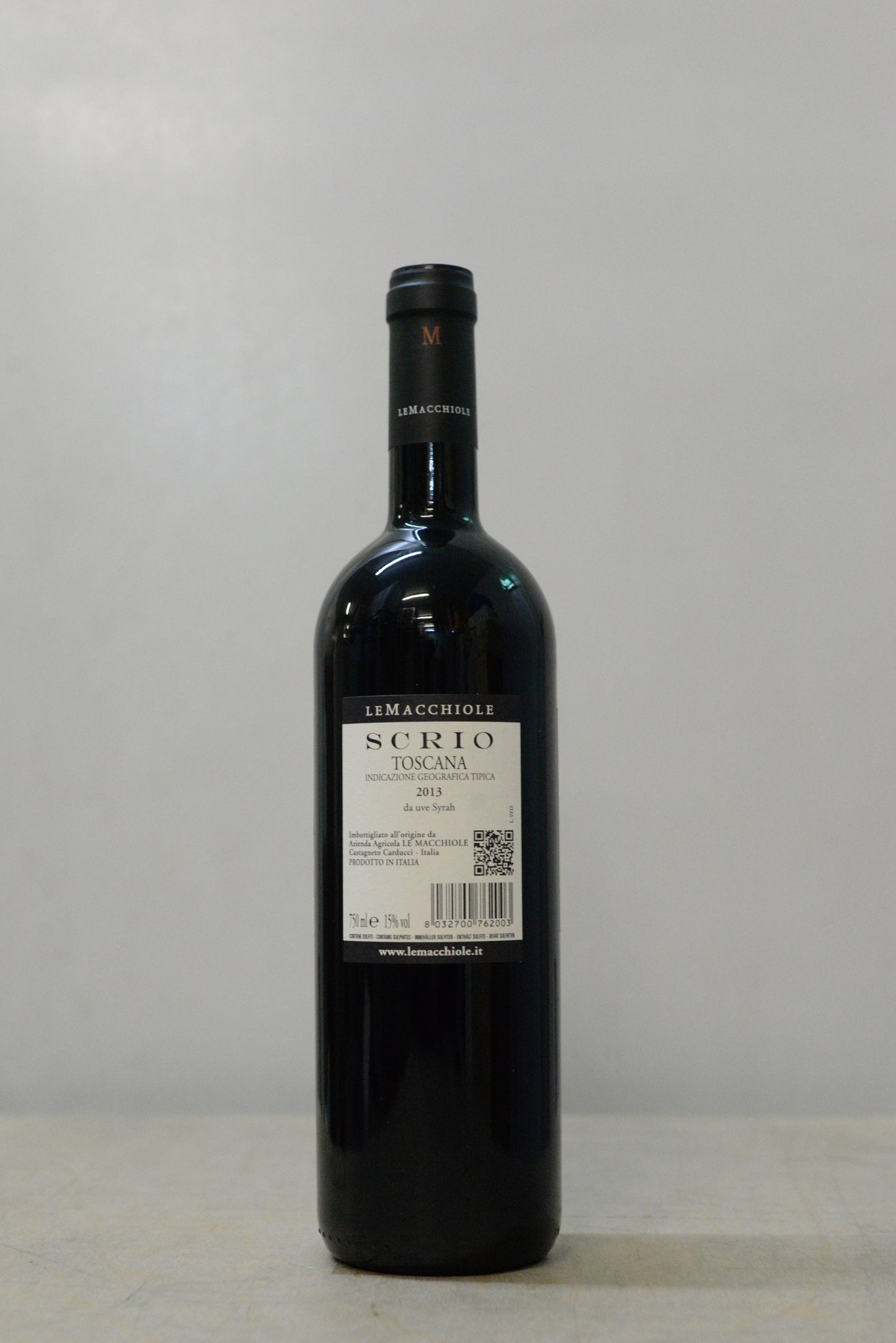 2013 Le Macchiole Scrio Rosso IGT