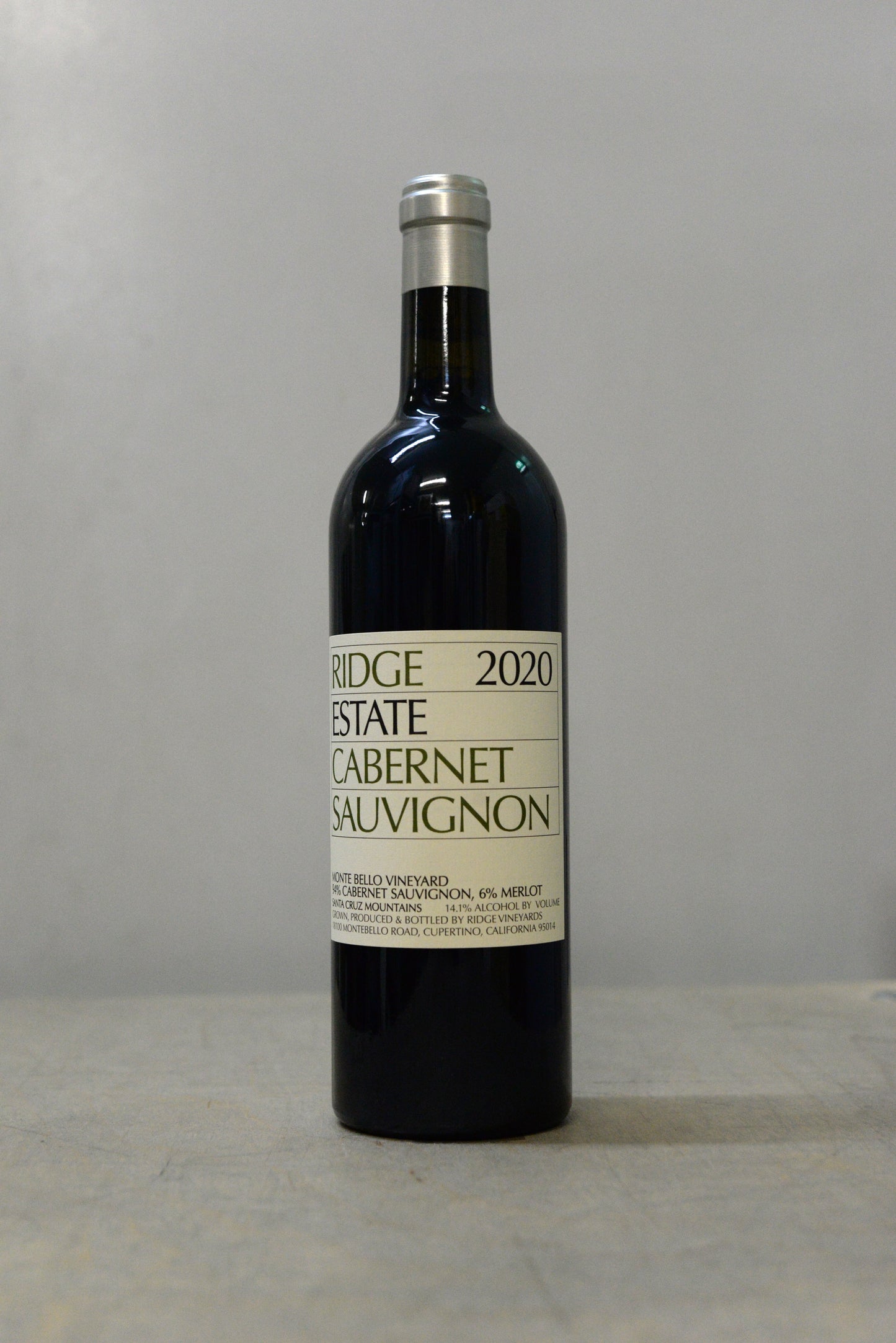 2020 Ridge Cabernet Sauvignon Estate