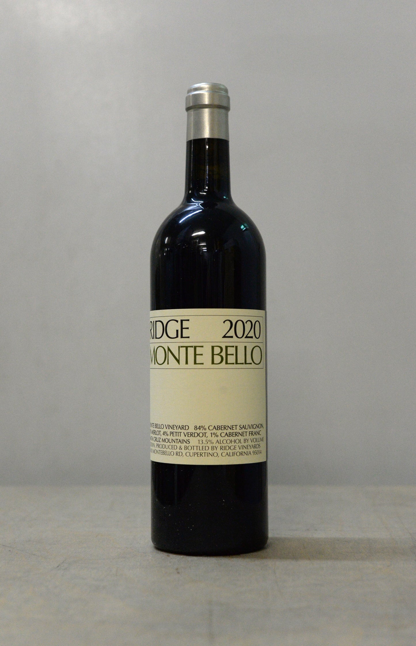 2020 Ridge Monte Bello