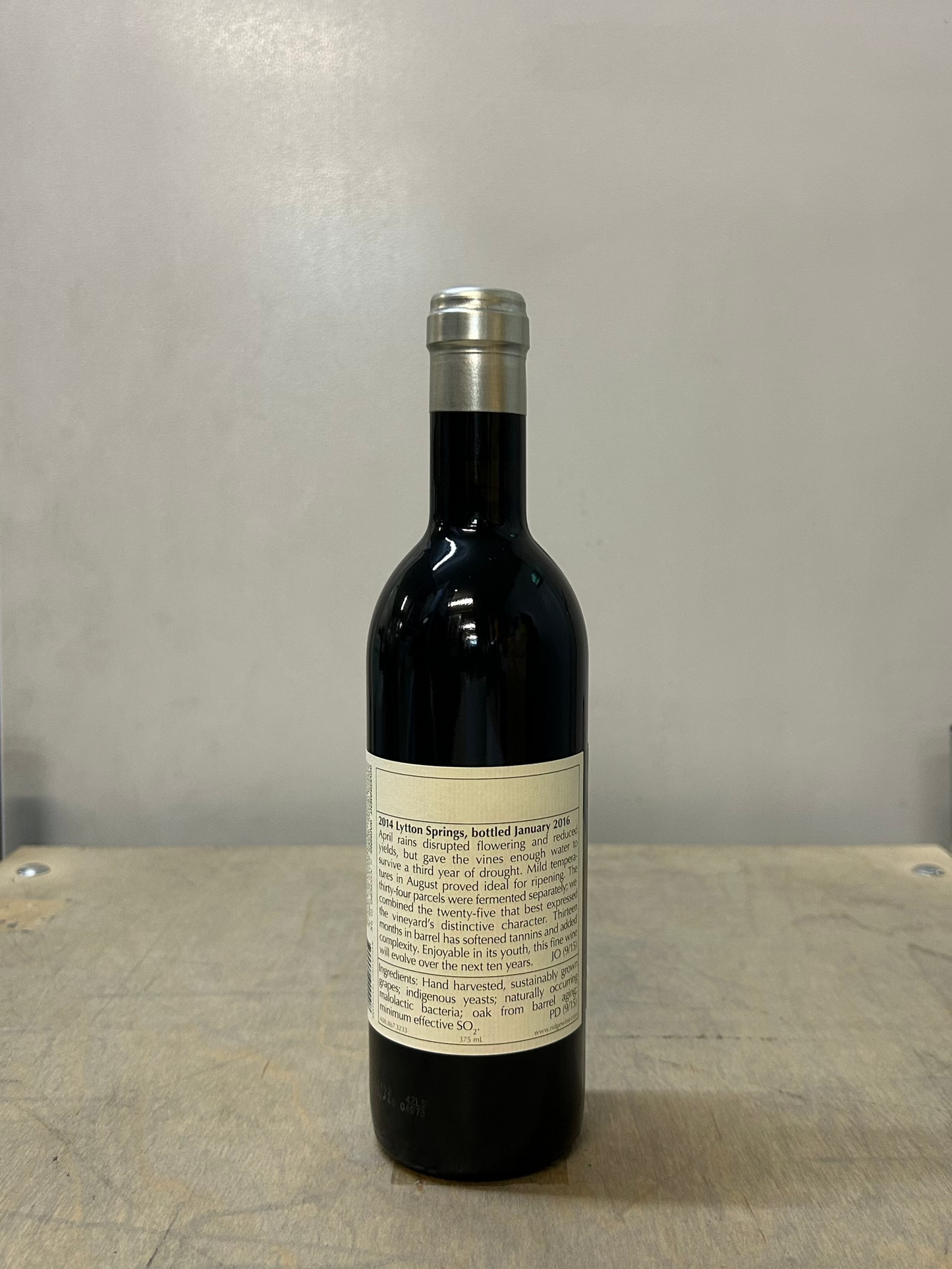 2014 Ridge Lytton Springs