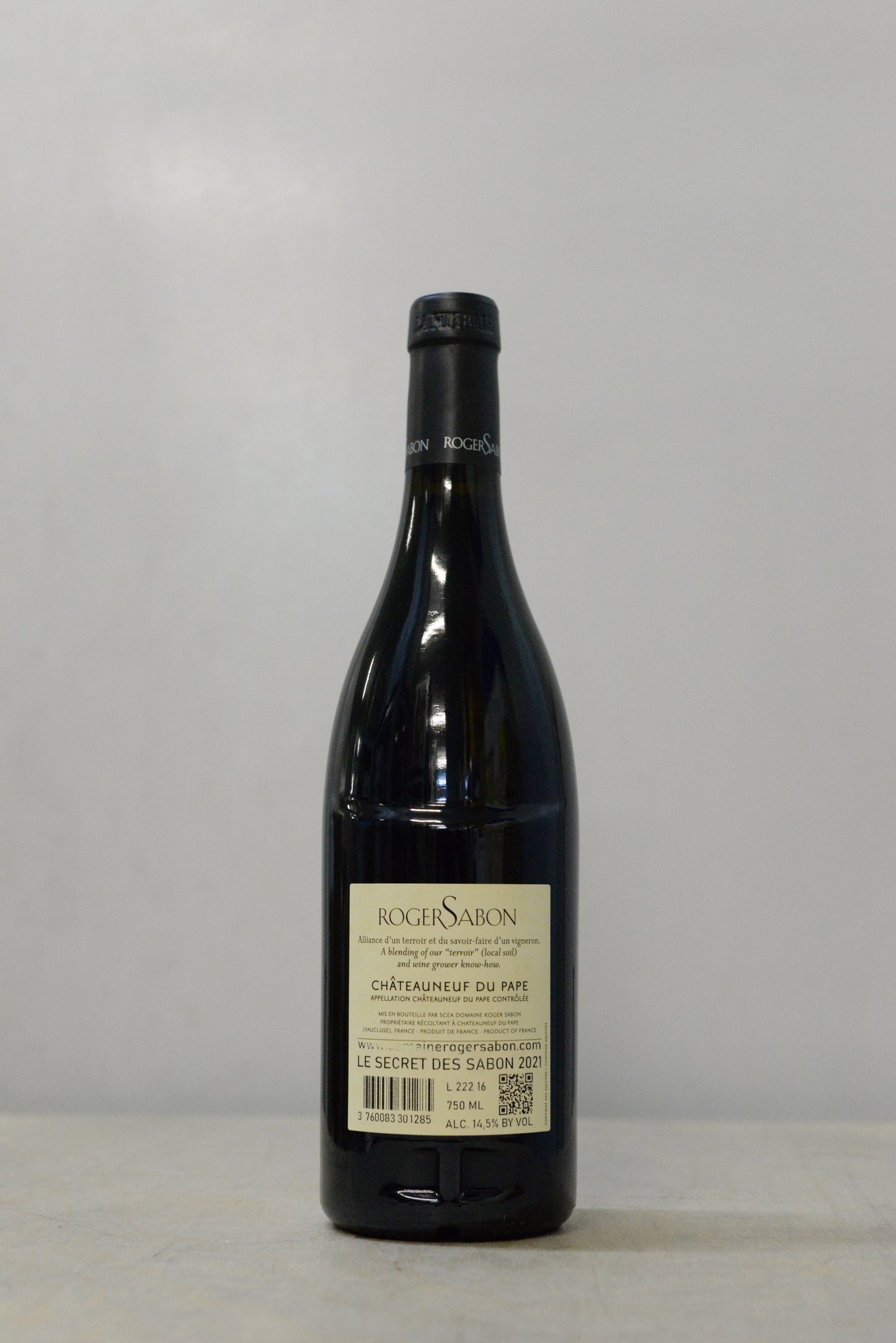 Domaine Roger Sabon Châteauneuf du Pape Le Secret des Sabon AOP Rouge 2021