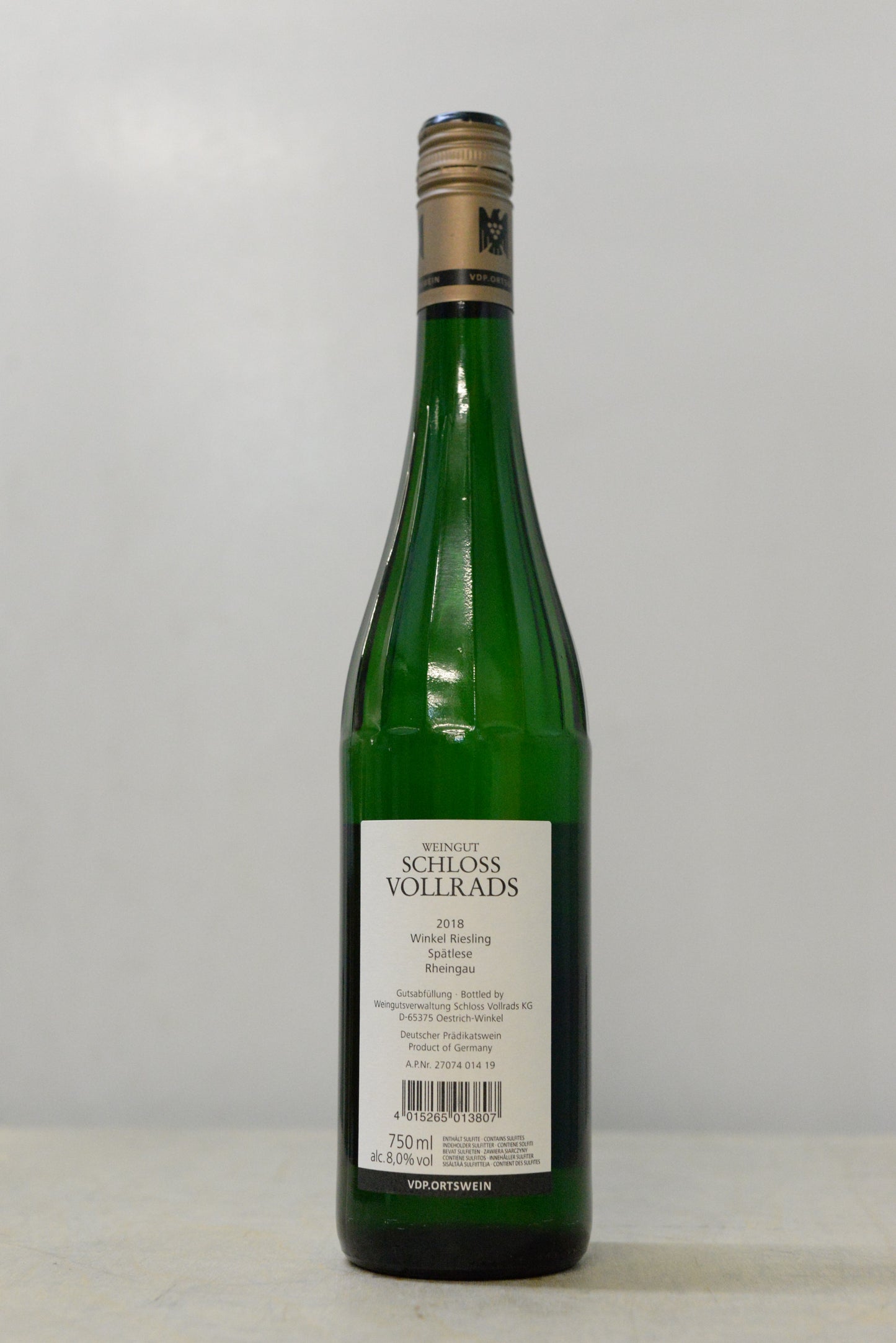 2018 Schloss Vollrads Riesling Spätlese