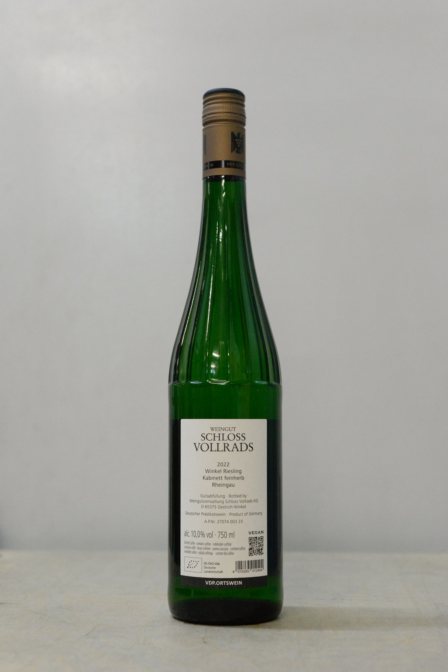 2022 Schloss Vollrads Winkel Riesling Kabinett Feinherb