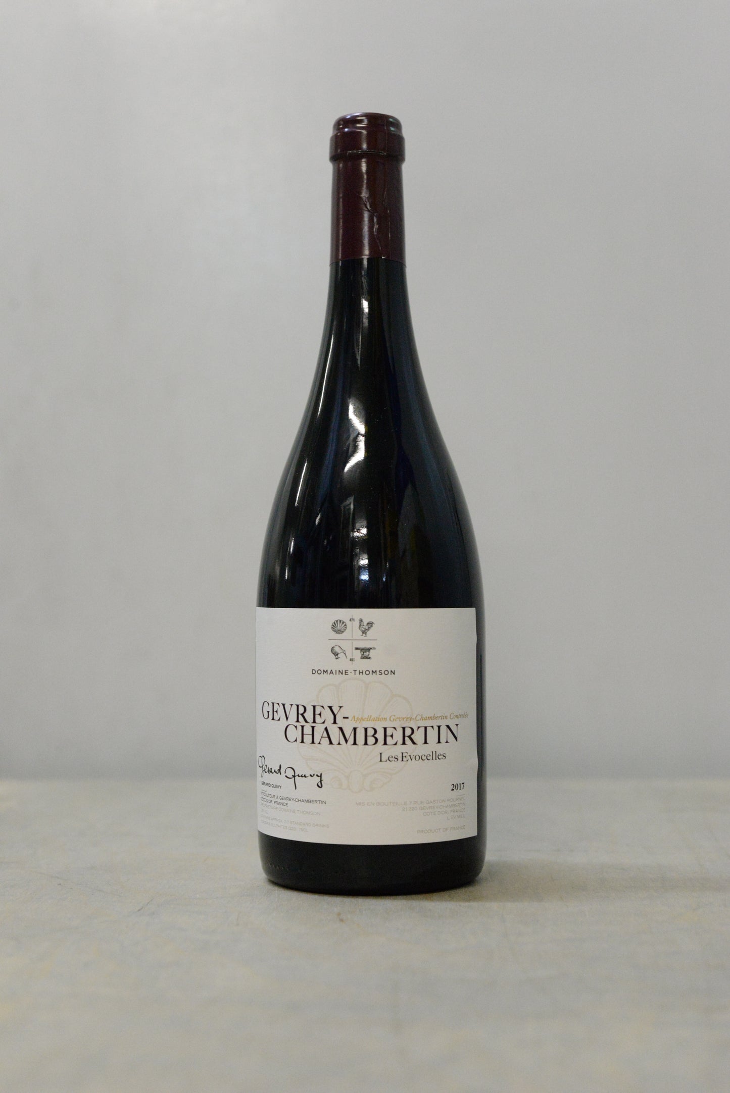 2017 Domaine Thomson Gevrey-Chambertin "Les Evocelles"