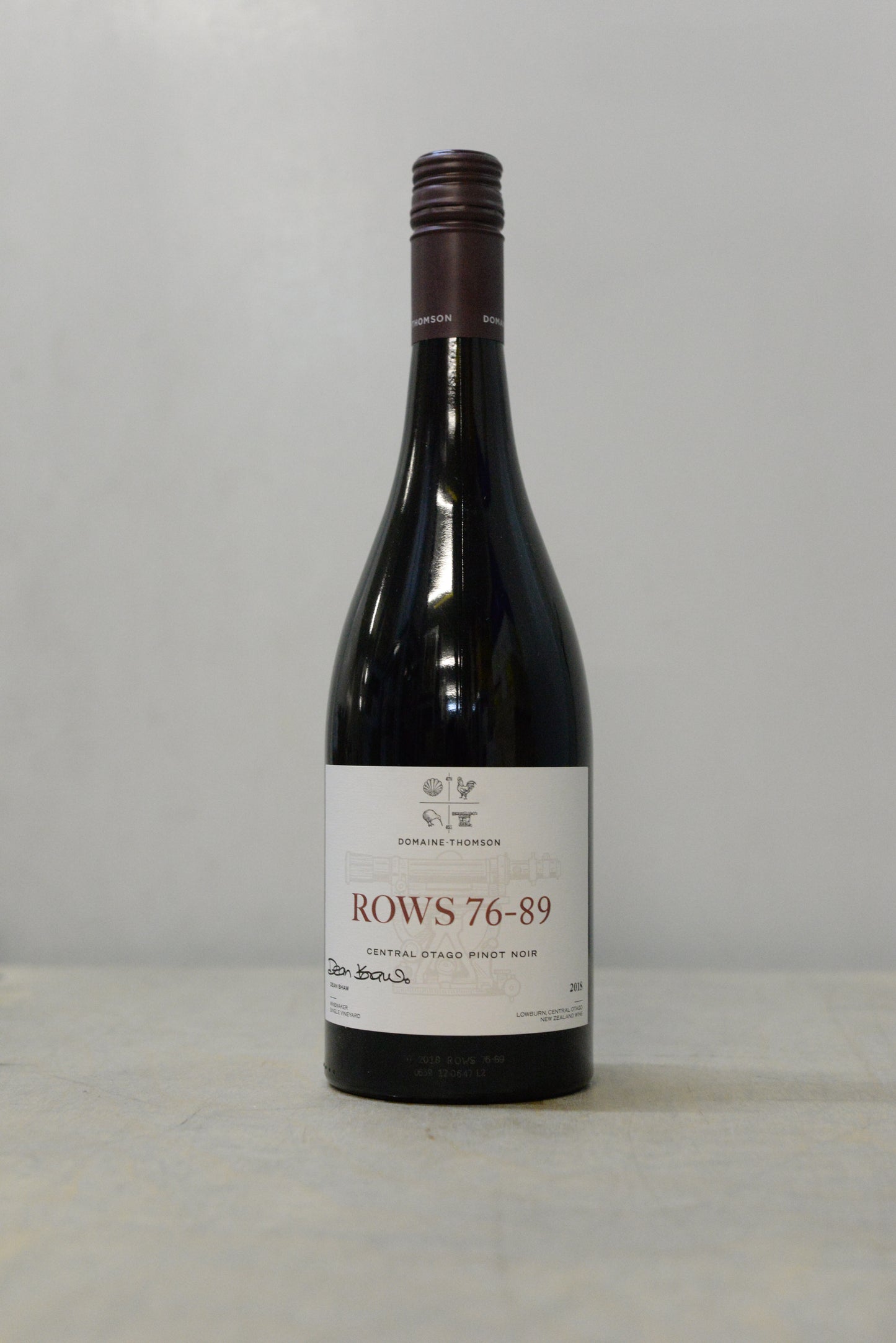 2018 Domaine Thomson "Rows 76-89" Pinot Noir