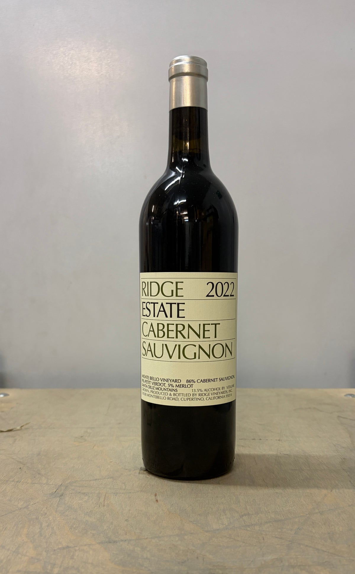 2022 Ridge Cabernet Sauvignon Estate
