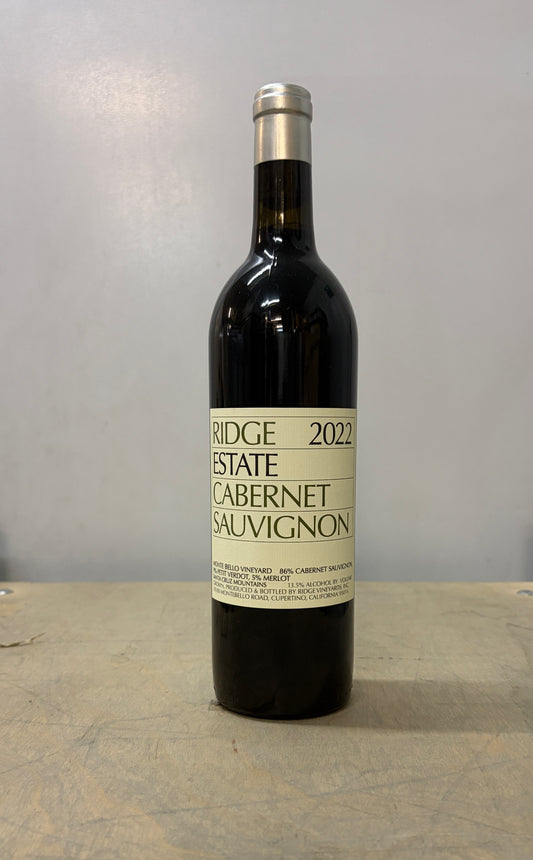 2022 Ridge Cabernet Sauvignon Estate