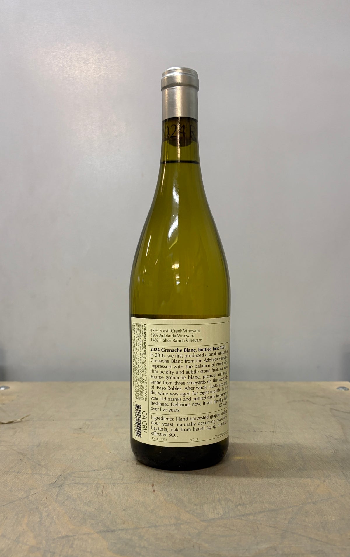 2024 Ridge Grenache Blanc
