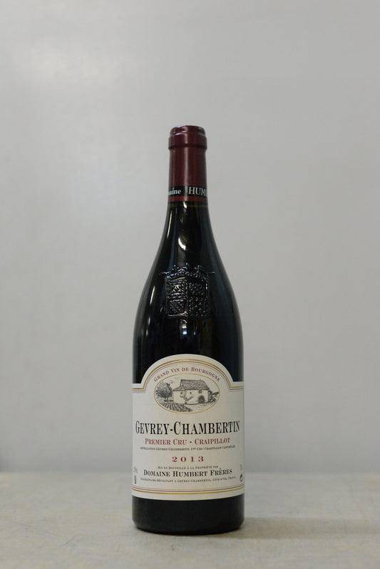 2013 Domaine Humbert Frères Gevrey-Chambertin 1er Cru “Craipillot”