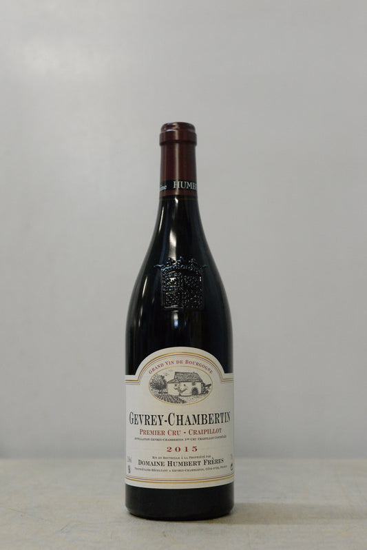 2015 Domaine Humbert Frères Gevrey-Chambertin 1er Cru “Craipillot”