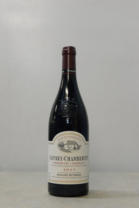 2017 Domaine Humbert Frères Gevrey-Chambertin 1er Cru “Craipillot”