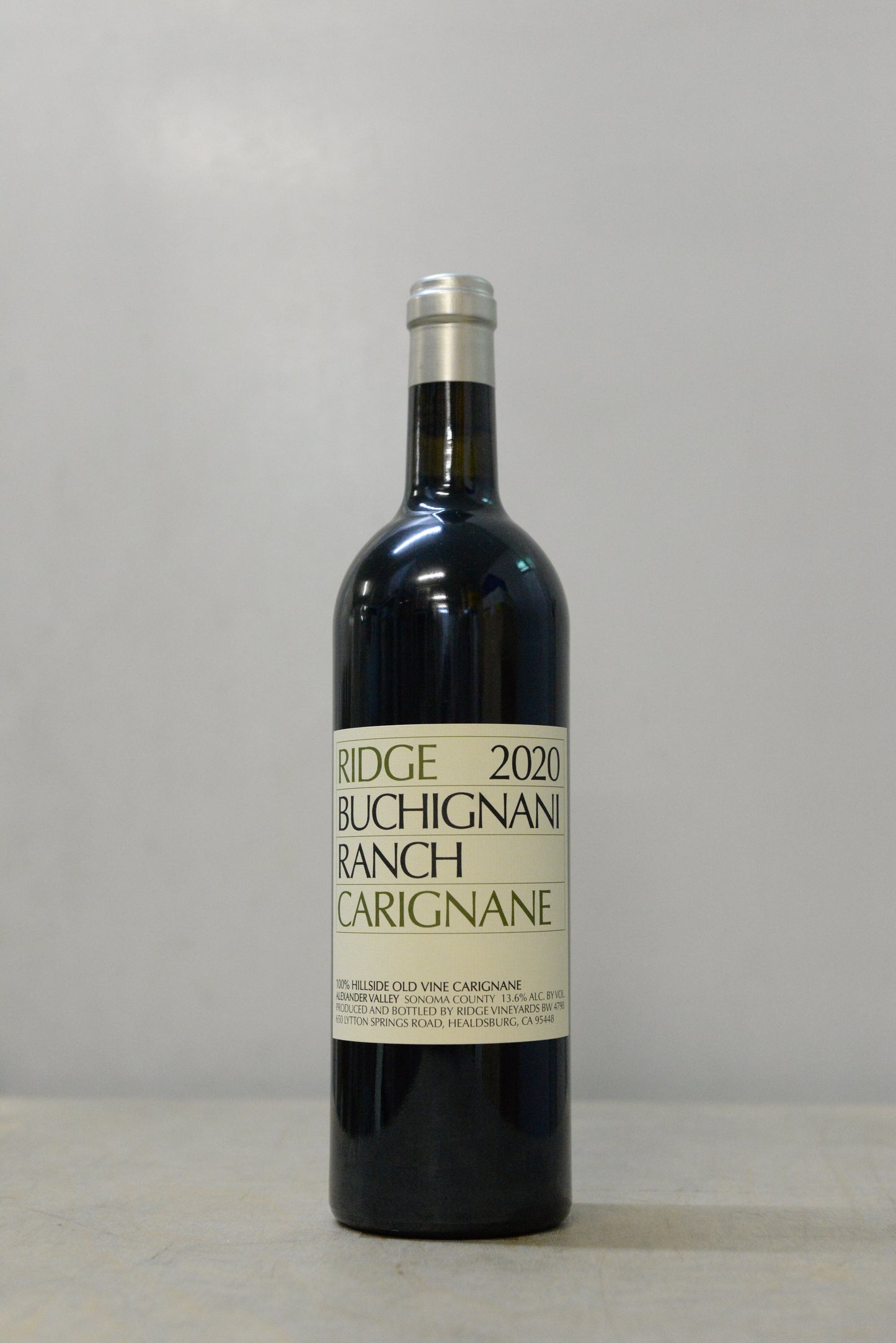 2020 Ridge Buchignani Carignane