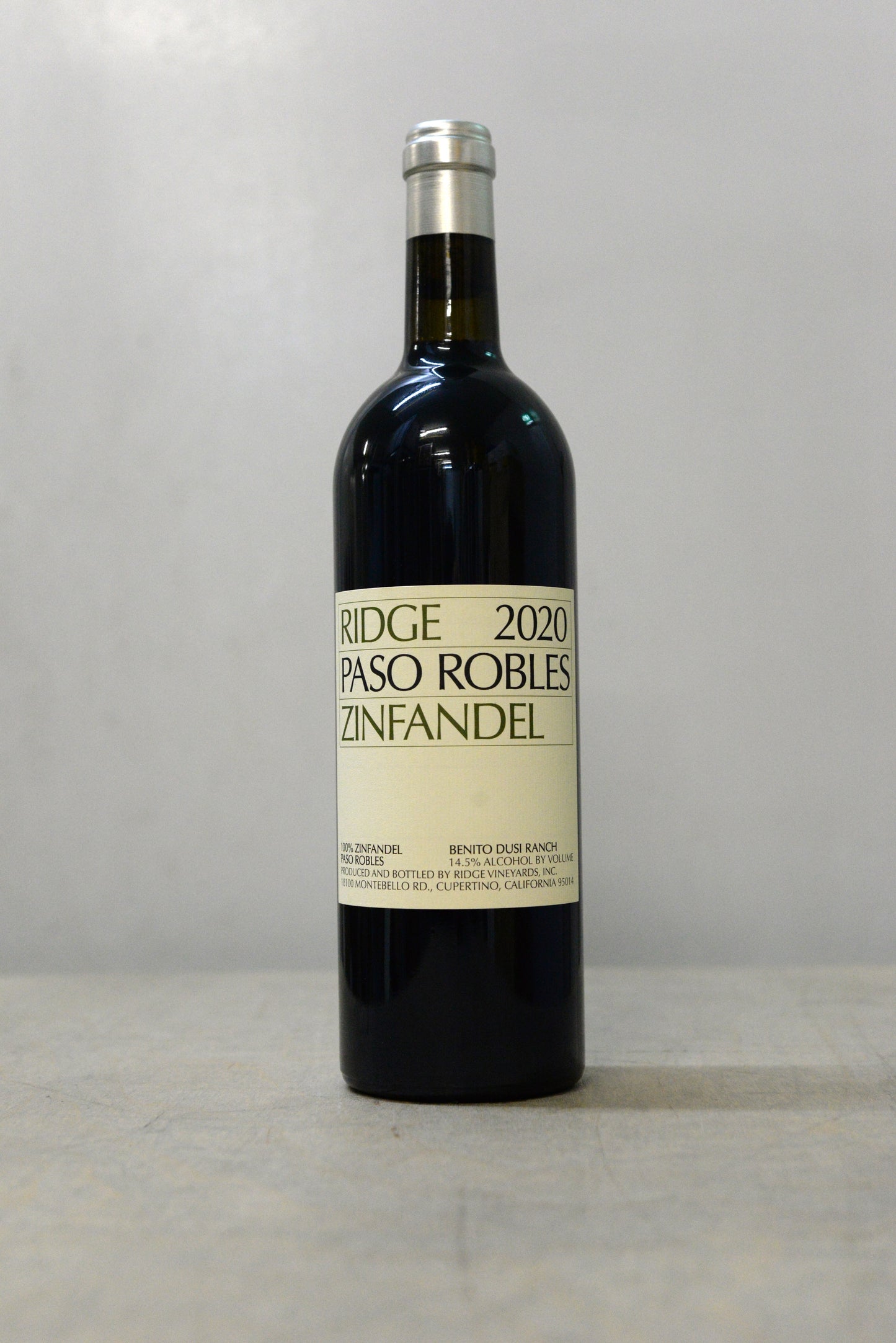 2020 Ridge Paso Robles Zinfandel