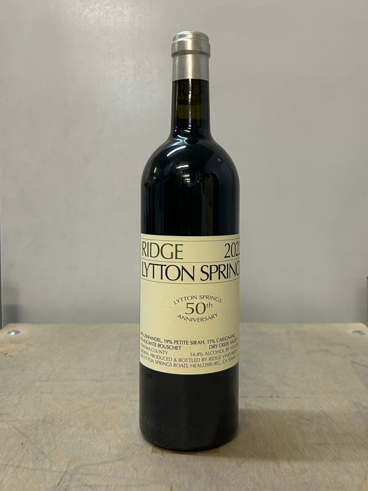 2022 Ridge Lytton Springs