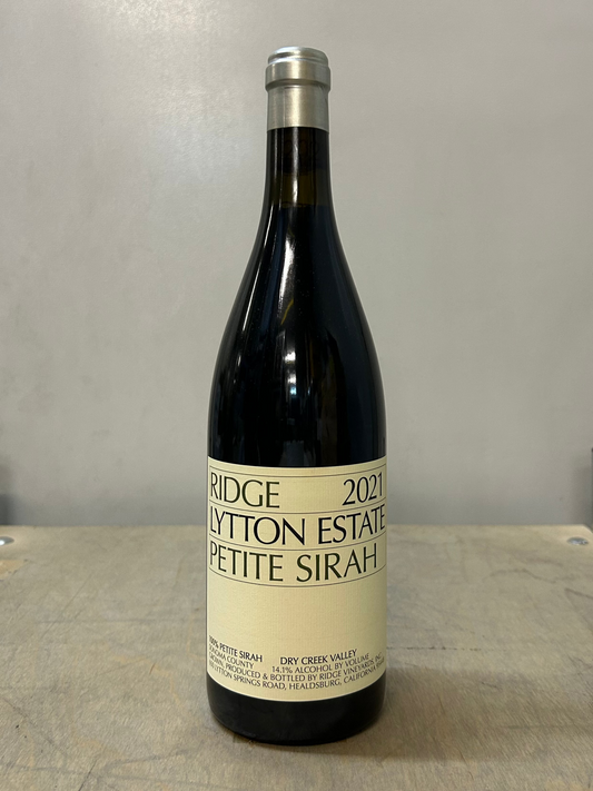 2021 Ridge Lytton Estate Petite Sirah