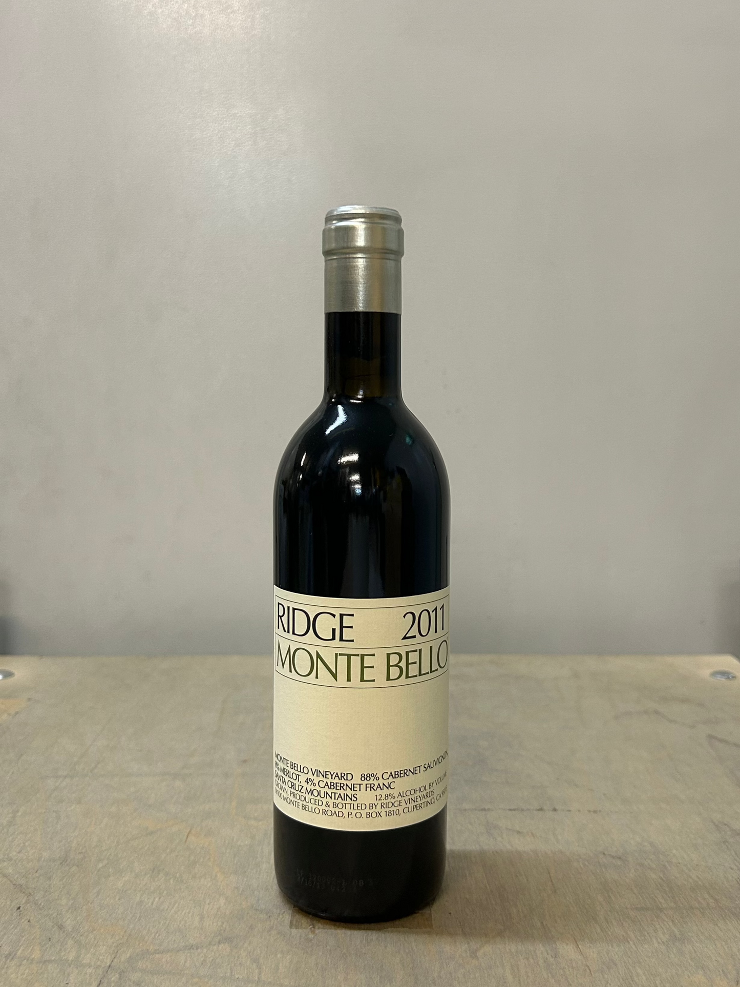 2011 Ridge Monte Bello