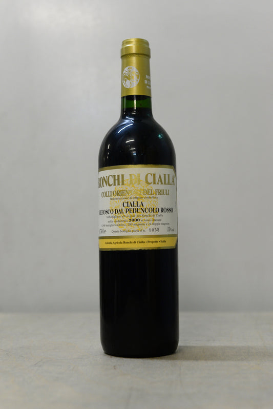 2000 Ronchi di Cialla Refosco Peduncolo Rosso di Cialla