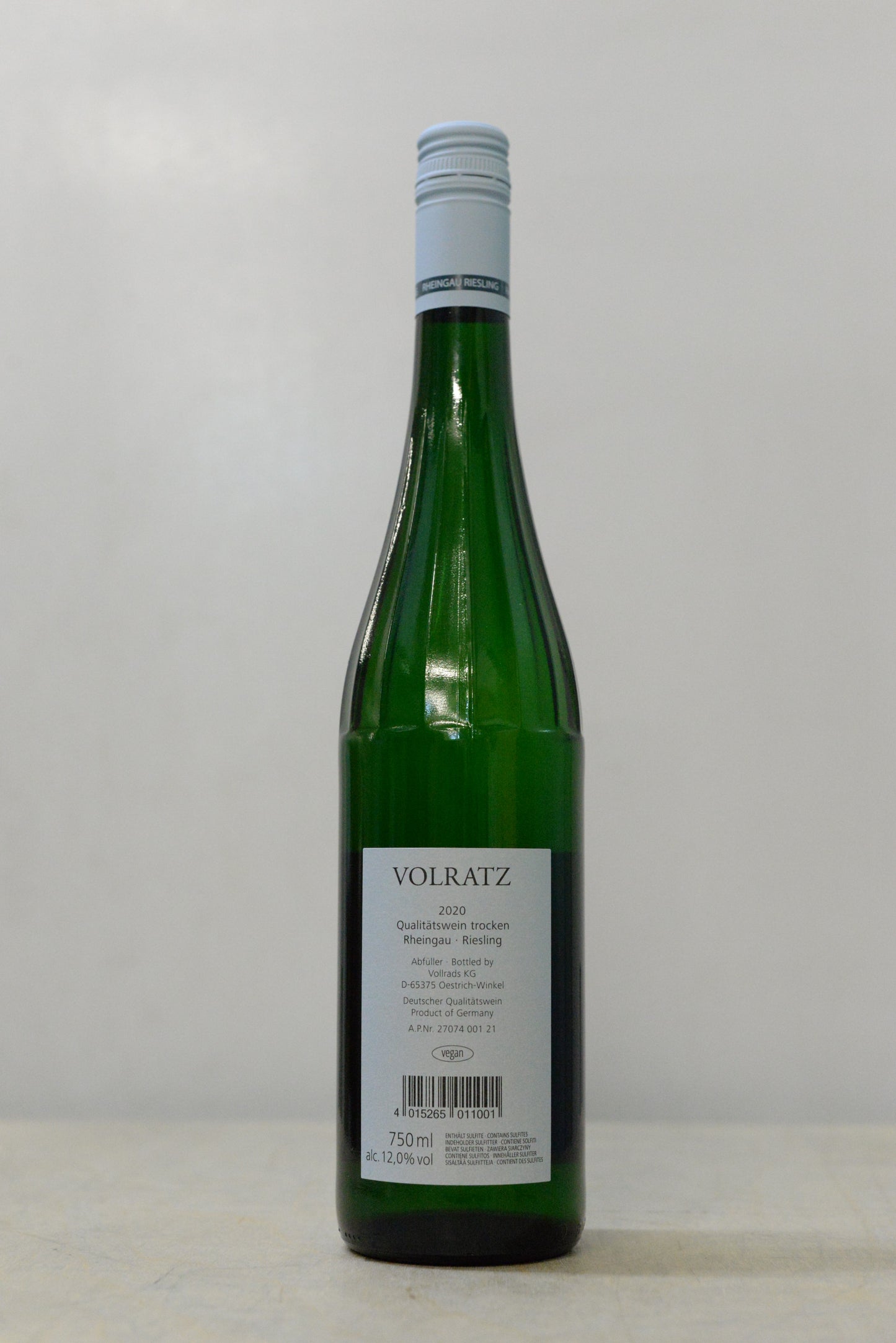 2020 Schloss Vollrads VOLRATZ 1573 Riesling QbA Trocken